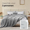 Luft Fleece Deken - 230x200cm - Extra groot en super zacht - Grijs
