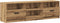 vidaXL - Tv-meubel - 150x33,5x45 - cm - bewerkt - hout - artisanaal - eikenkleur