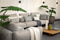 Dutch Decor VERANO - Outdoor Kussenhoes 30x50 cm - waterafstotend en uv-bestendig - Charcoal Gray - antraciet