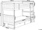 Beliani Radon - Stapelbed - Wit - Hout