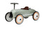 Little Dutch Retro Loopauto - Metalen loopauto - Rubberen wielen - Olijf groen