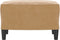 vidaXL - Voetenbank - 60x50x41 - cm - fluweel - bruin