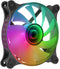 Mars Gaming ARGB MF-3D - Ventilator 120mm - Fluid Bearing - Zwart