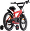 AMIGO Speeder Jongensfiets 16 Inch - Kinderfiets voor 4 tot 6 Jaar - 100-115 cm - Rood/