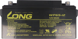 Kung Long WP65-12 F4 VdS lood-vlies accu, 12V, 65Ah, M6 schroefaansluiting