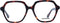 Sandro SD2046 52139 bril zonder sterke - Dames - Bruin