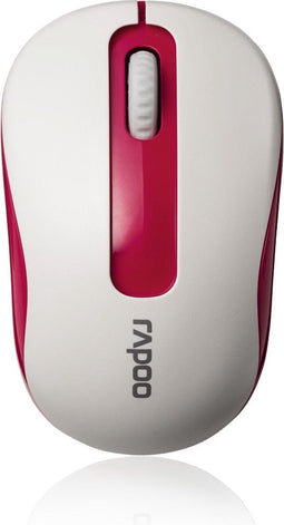 Rapoo M10 Plus - Draadloze muis - 1000 DPI - Rood