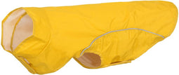 vidaXL - Hondenregenjas - met - reflecterende - strips - polyester - geel - L