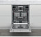Whirlpool W0I D741A S - Vaatwasser - Volledig geïntegreerd - 14 plaatsinstellingen - Zilver