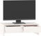 vidaXL - Monitorstandaard - 100x27x15 - cm - massief - grenenhout - honingbruin