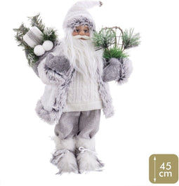 Christmas Kerstversiering Wit Plastic Polyresin Weefsel 45 Cm