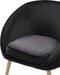 Fauteuil TROMSO Fluweel Zwart