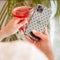iMoshion Hoesje Geschikt voor Samsung Galaxy A40 Hoesje Siliconen - iMoshion Design hoesje - Transparant / Zwart / Hearts All Over Black