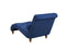 MURET - Chaise longue - Blauw - Symmetrisch - Polyester
