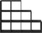 vidaXL - Kamerscherm - / - boekenkast - 3-laags - 137,5x29x103,5 - cm - hout - zwart