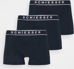 Schiesser XXL95/5 Organic Heren Shorts - 3-pack - Donker Blauw (3-pack)