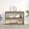 vidaXL - Boekenplank/Room - Divider - - - Artisan - Eiken - - - 100x30x72 - cm - - - Gemaakt - van - Behandeld - Hout