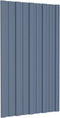 vidaXL - Dakpanelen - 36 - st - 80x45 - cm - gegalvaniseerd - staal - grijs