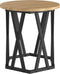 vidaXL - Nesting - Bijzettafels - 2 - stuks - Artisan - Eiken - Geengineerd - Hout
