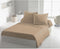 HOME LINGE PASSION - HP72092 - Set van 2 kussenslopen 63 x 63 cm - Microvezel - Beige (2 stuks)