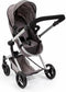 Bayer Design Neo Vario - Combi Poppenwagen - Verstelbare duwstang - Grijs