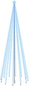 vidaXL - Kerstboom - met - grondpin - 732 - LED's - blauw - 500 - cm