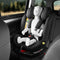 tectake® Linus - Draaibare Autostoel - i-Size / Isofix - 360° draaifunctie - Grijs