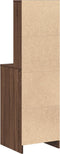 vidaXL - Hoge - kast - Bruin - Eikenhout - 40x41x135 - cm - Geengineerd - Hout