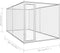 vidaXL - Hondenkennel - voor - buiten - 382x192x185 - cm