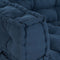 vidaXL - Pallet - Sofa - Kussen - met - Arm- - en - Rugsteun - - - Blauwe - Stof