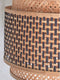 GOOD&MOJO Plafonniere Bhutan - Bamboe/Zwart - Ø40cm -