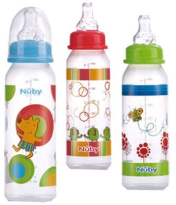 Nuby Baby Drinkfles 240ml Ass.