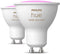Philips Hue White and Color Ambiance GU10 - Slimme Spot - 16 miljoen kleuren - (2 stuks)