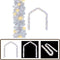 vidaXL - Kerstslinger - 20 m - 300 LED-lampjes - wit