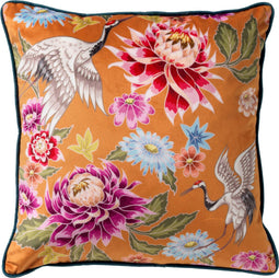 Dutch Decor ELZE - Kussenhoes Golden Glow 45x45 cm - geel - met rits