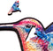 UNIDRAGON Houten Puzzel Voor Volwassenen Dier - Ongrijpbare Kolibri - 200 stukjes - Medium 38x29 cm