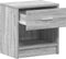 vidaXL - Nachtkastjes - 2 - st - met - lade - 39x28x41 - cm - grijs - sonoma - eiken