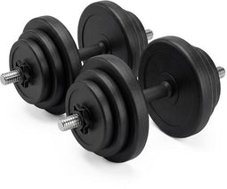 VirtuFit Verstelbare Dumbbellset - Halterset - 28 kg - 2 Vinyl Dumbbells van 14 kg