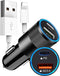 USB A USB C Autolader - USB A Kabel