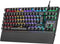 Mars Gaming MKXTKL - Gaming Toetsenbord - Mechanisch - QWERTY Spaans - RGB LED Achtergrondverlichting - Zwart