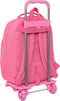 Schoolrugzak met Wielen BlackFit8 Glow up Roze (32 x 42 x 15 cm)