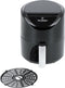 Just Perfecto Airfryer XL 3.5L - 1200W - Met Touchscreen & LED Display - Heteluchtfriteuse Met Grilplaat - Air Fryer Zonder Olie - Braden, Grillen, Bakken, Roosteren én Frituren - 7 Programma's - Vaatwasserbestendig