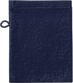 Seahorse Pure - Washandje - Set van 3 - 16x21 cm - Indigo (3 stuks)