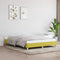 vidaXL - Bedframe - zonder - matras - 160x200 - cm - stof - groen