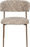 Housecraft Living Claes Eetkamerstoelen - Gemêleerd - Retro charme - Beige (set van 2)