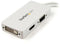 Startech.com MDP2VGDVHDW - A/V-reisadapter - 3-in-1 Mini DisplayPort naar VGA DVI HDMI - Wit