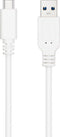 Nanocable 10.01.4002-W - USB C naar USB A Kabel - 2 m - Wit