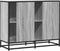 vidaXL - Dressoir - 92x35x76 - cm - bewerkt - hout - grijs - sonoma - eikenkleurig