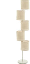 Light & Living Vloerlamp Benigno - Linnen - 5-lamps