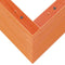 vidaXL - Plantenbak - 50x50x68,5 - cm - massief - grenenhout - wasbruin